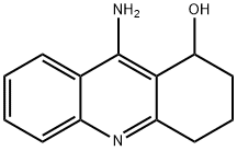 9-아미노-1,2,3,4-테트라히드로-아크리딘-1-OL 구조식 이미지