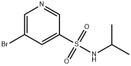 5-broMo-N-isopropylpyridine-3-sulfonaMide Structure