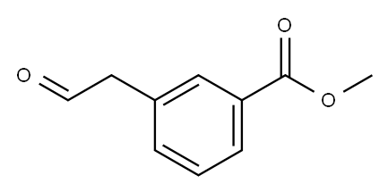 메틸3-(2-옥소에틸)벤조에이트 구조식 이미지