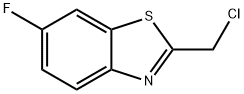 Benzothiazole, 2-(chloromethyl)-6-fluoro- (9CI) 구조식 이미지