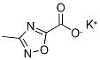 칼륨3-메틸-1,2,4-옥사디아졸-5-카르복실레이트 구조식 이미지