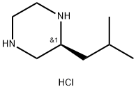 S-2-ISOBUTYL-PIPERAZINE-2HCl Structure
