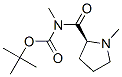 (R)-N-BOC-N,N-디메틸-L-프롤리나아미드 구조식 이미지