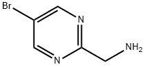5-Bromo-2-pyrimidinemethanamine Structure