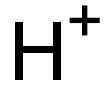 hydrogen(+1) cation Structure