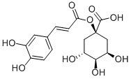 1-Caffeoylquinic acid 구조식 이미지