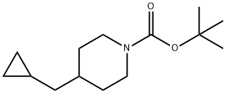 tert-부틸4-(시클로프로필메틸)피페리딘-1-카르복실레이트 구조식 이미지