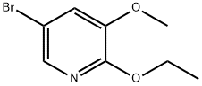 5-bromo-2-ethoxy-3-methoxypyridine Structure