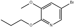 5-broMo-3-Methoxy-2-propoxypyridine Structure