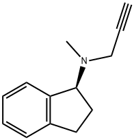 (S)-N-Methyl-N-(2-propynyl)-2,3-dihydroinden-1-aMine Structure