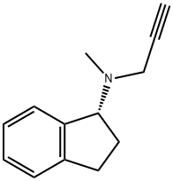 (R)-2,3-DIHYDRO-N-METHYL-N-2-PROPYNYL-1H-INDEN-1-AMINE Structure