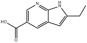 2-Ethyl-1H-pyrrolo[2,3-b]pyridine-5-carboxylic acid Structure