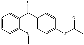 4-ACETOXY-2'-METHOXYBENZOPHENONE Structure