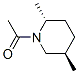 Piperidine, 1-acetyl-2,5-dimethyl-, trans- (9CI) Structure