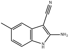 2-aMino-5-Methyl-1H-Indole-3-carbonitrile Structure