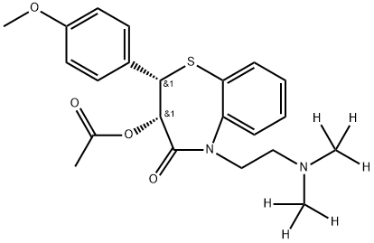 Diltiazem-d6 Structure