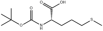 L-Norvaline, N-[(1,1-dimethylethoxy)carbonyl]-5-(methylthio)- 구조식 이미지