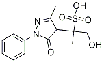 4,5-dihydro-a-(hydroxyMethyl)-a,3-diMethyl-5-oxo-1-phenyl-1H-Pyrazole-4-Methanesulfonic acid Structure