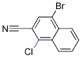 4-broMo-1-chloro-2-Naphthalenecarbonitrile 구조식 이미지