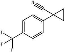 1-[4-(trifluoroMethyl)phenyl]cyclopropane-1-
carbonitrile Structure