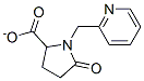 N-(2-pyridylmethyl)-2-pyrrolidone-5-carboxylate Structure