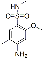 2-아미노-4-메톡시-1-메틸벤젠-5-설폰메틸아미드 구조식 이미지