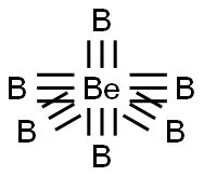 beryllium hexaboride Structure
