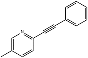 5-Methyl-2-(phenylethynyl)pyridine Structure