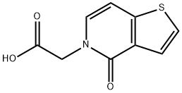 2-{4-oxo-4H,5H-thieno[3,2-c]pyridin-5-yl}acetic 
acid Structure