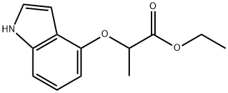 2-(1H-Indol-4-yloxy)-propionic acid ethyl ester Structure