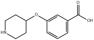 3-(4-피페리디닐옥시)벤조산(SALTDATA:HCl) 구조식 이미지