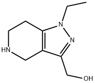 (1-ethyl-4,5,6,7-tetrahydro-1H-pyrazolo[4,3-c]pyridin-3-yl)methanol(SALTDATA: 2HCl) Structure