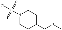 4-(methoxymethyl)-1-piperidinesulfonyl chloride(SALTDATA: FREE) Structure