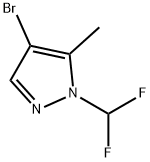 4-브로모-1-(디플루오로메틸)-5-메틸-1H-피라졸(SALTDATA:FREE) 구조식 이미지
