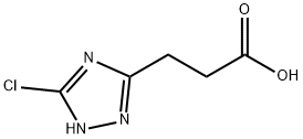 3-(3-chloro-1H-1,2,4-triazol-5-yl)propanoic acid(SALTDATA: FREE) Structure