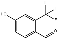 4-hydroxy-2-trifluoromethylbenzaldehyde 구조식 이미지