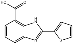 2-THIOPHEN-2-YL-3H-BENZOIMIDAZOLE-4-CARBOXYLIC ACID Structure