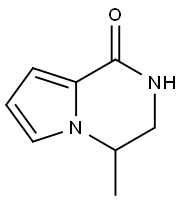Pyrrolo[1,2-a]pyrazin-1(2H)-one, 3,4-dihydro-4-Methyl- Structure