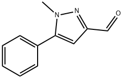 1-METHYL-5-PHENYL-1H-PYRAZOLE-3-CARBALDEHYDE Structure