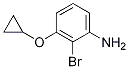 2-BROMO-3-CYCLOPROPOXYANILINE Structure