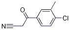 3-(4-chloro-3-Methylphenyl)-3-oxopropanenitrile 구조식 이미지