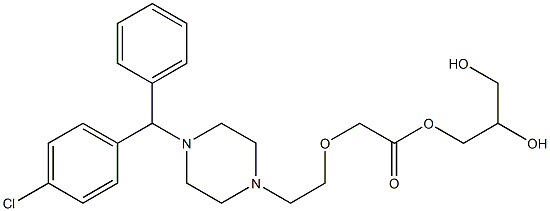 Cetirizine Glycerol Ester Structure