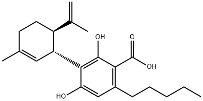 cannabidiolic acid 구조식 이미지