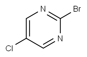 Pyrimidine, 2-bromo-5-chloro- 구조식 이미지