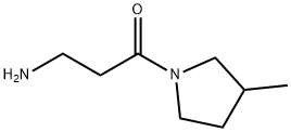 3-aMino-1-(3-Methyl-1-pyrrolidinyl)-1-Propanone Structure