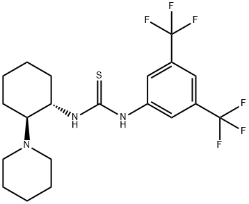 N-[3,5-bis(trifluoroMethyl)phenyl]-N'-[(1S,2S)-2-(1-piperidinyl)cyclohexyl]-Thiourea 구조식 이미지