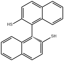 1,1-비나프탈렌-2,2-디티올,(1R)- 구조식 이미지