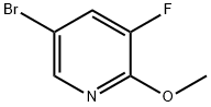 2-Methoxy-3-fluoro-5-bromopyridine 구조식 이미지