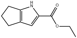 1,4,5,6-테트라히드로-시클로펜타[b]피롤-2-카르복실산에틸에스테르 구조식 이미지