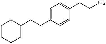 2-[4-(2-CYCLOHEXYL-ETHYL)-PHENYL]-ETHYLAMINE Structure